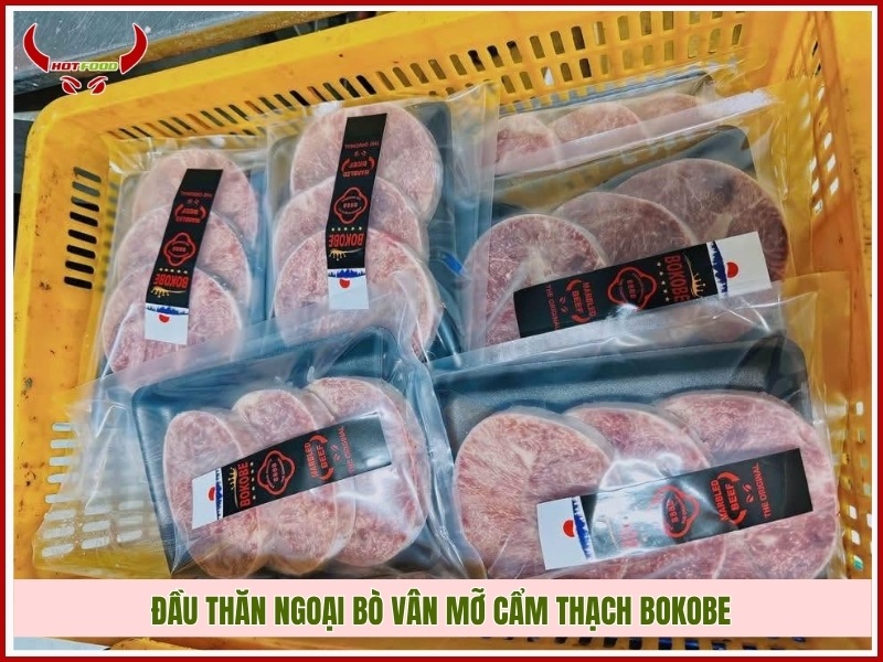 Đầu thăn ngoại bò vân mỡ cẩm thạch BOKOBE