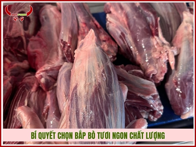 Bí quyết chọn bắp bò tươi ngon chất lượng