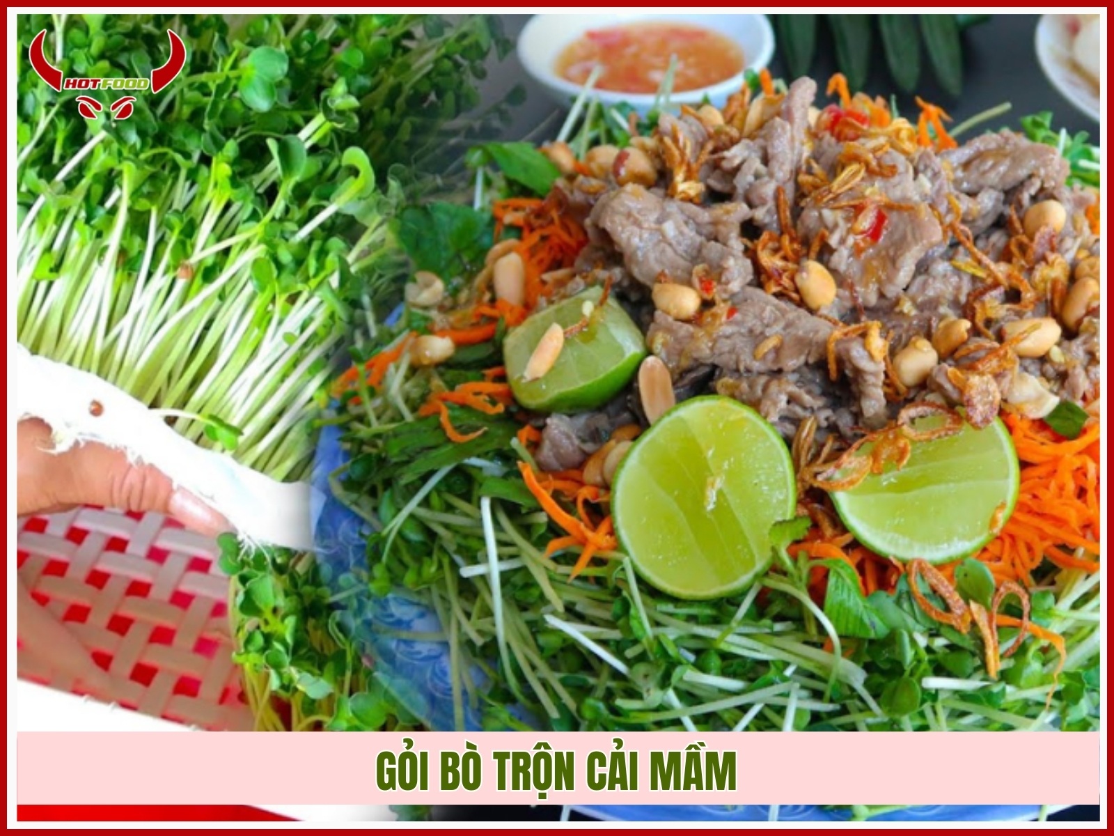 Goi bo tron cai mam