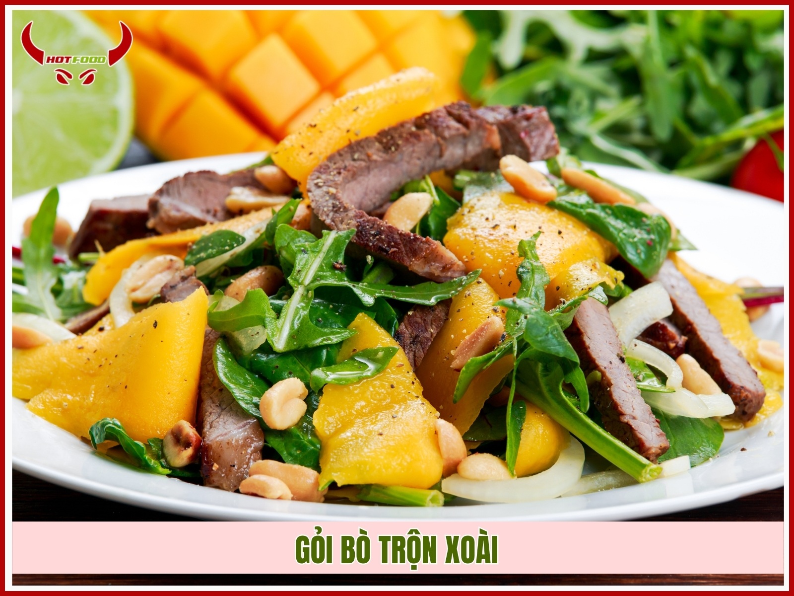 Goi bo tron xoai