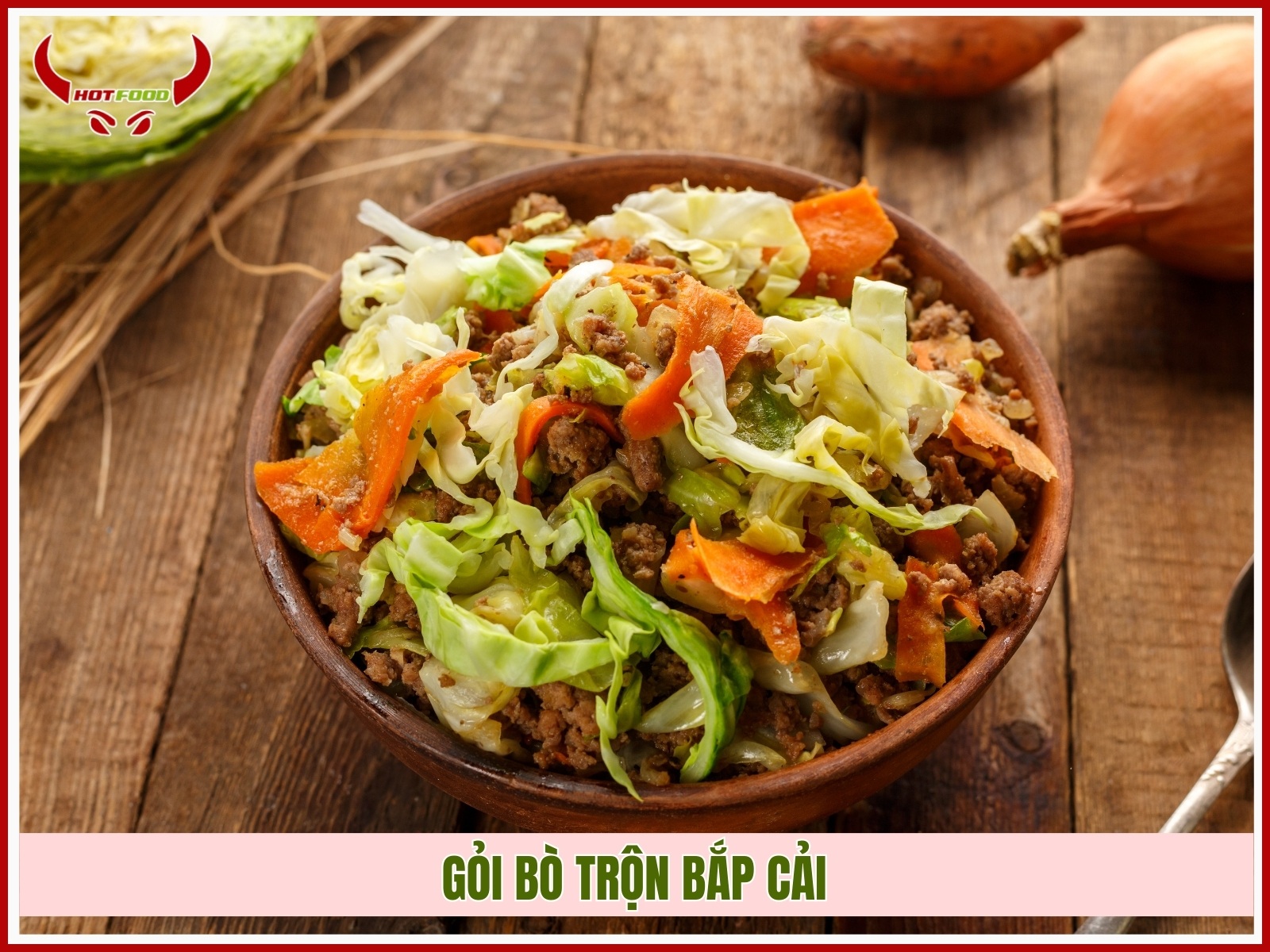 Goi bo tron bap cai