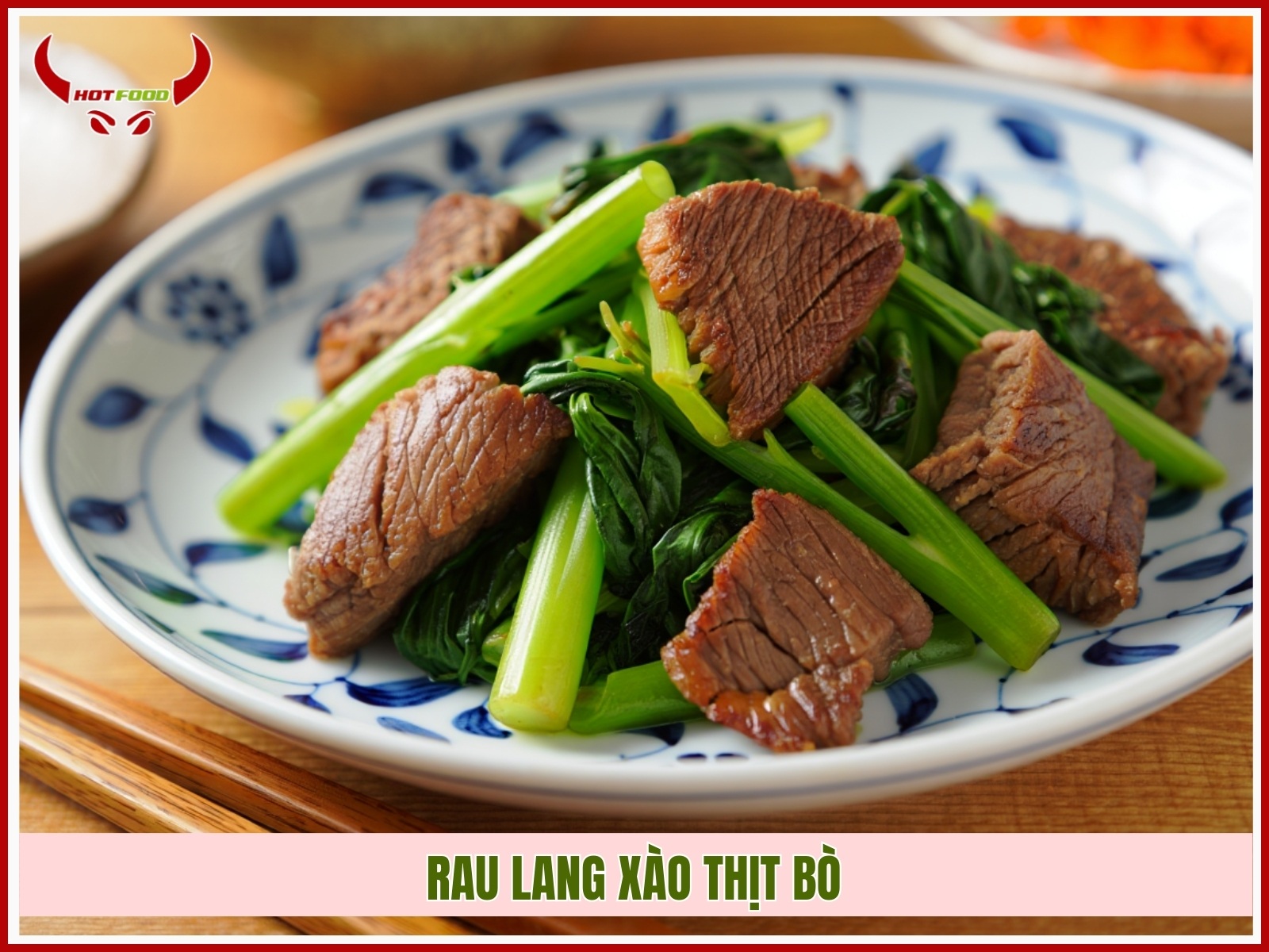 Rau lang xao thit bo