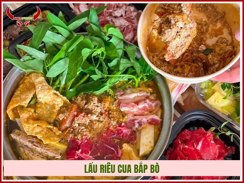 Lẩu riêu cua bắp bò