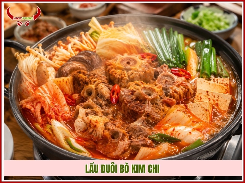 Lẩu đuôi bò kim chi