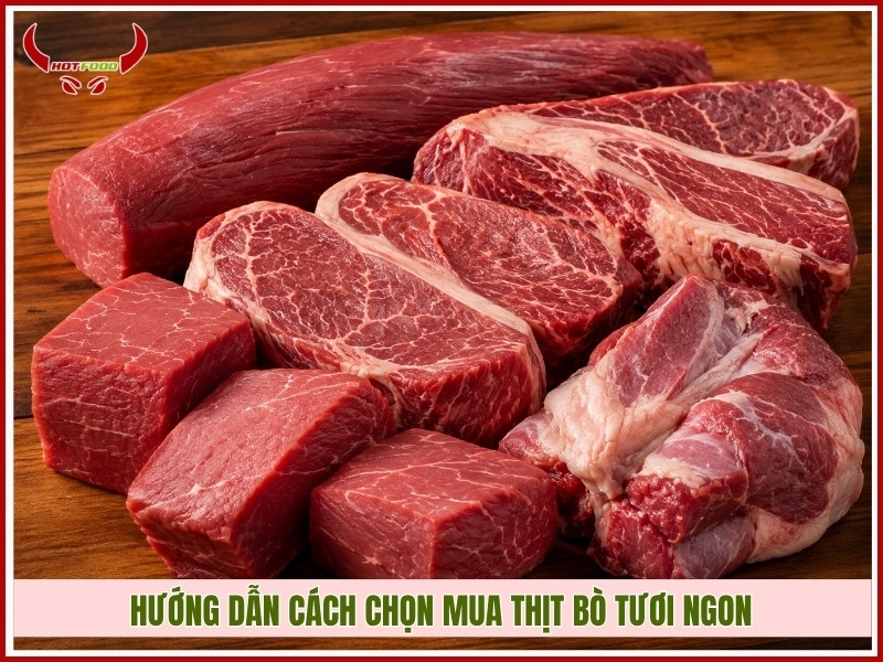 Hướng dẫn cách chọn mua thịt bò tươi ngon