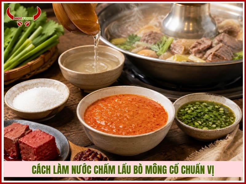 Cách làm nước chấm lẩu bò Mông Cổ chuẩn vị