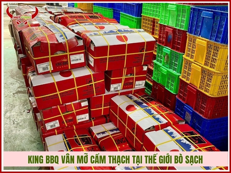 KING BBQ vân mỡ cẩm thạch tại THẾ GIỚI BÒ SẠCH