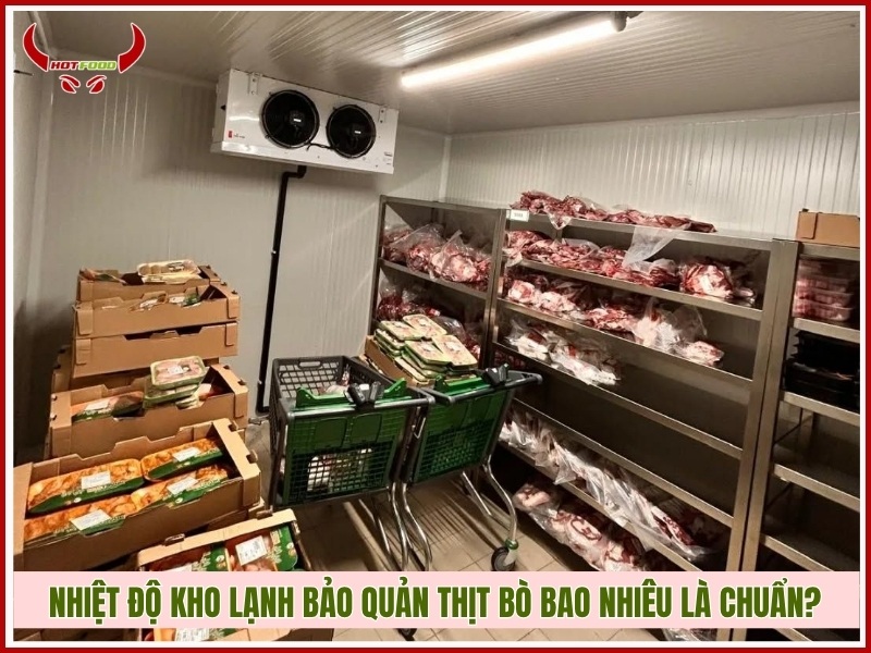 Nhiệt độ kho lạnh bảo quản thịt bò bao nhiêu là chuẩn?