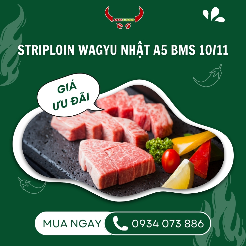 Dac diem noi bat cua Striploin Wagyu Nhat A5