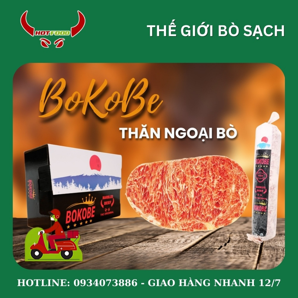 Thăn ngoại bò vân mỡ cẩm thạch Bokobe làm món gì ngon?