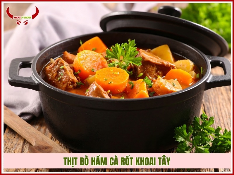 hầm thịt bò cà rốt khoai tây
