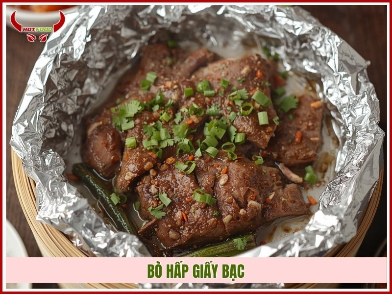 Bò hấp giấy bạc