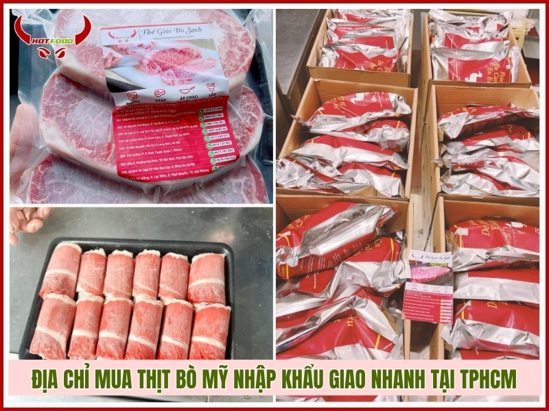 Địa chỉ mua thịt bò Mỹ nhập khẩu chất lượng giao nhanh tại TPHCM