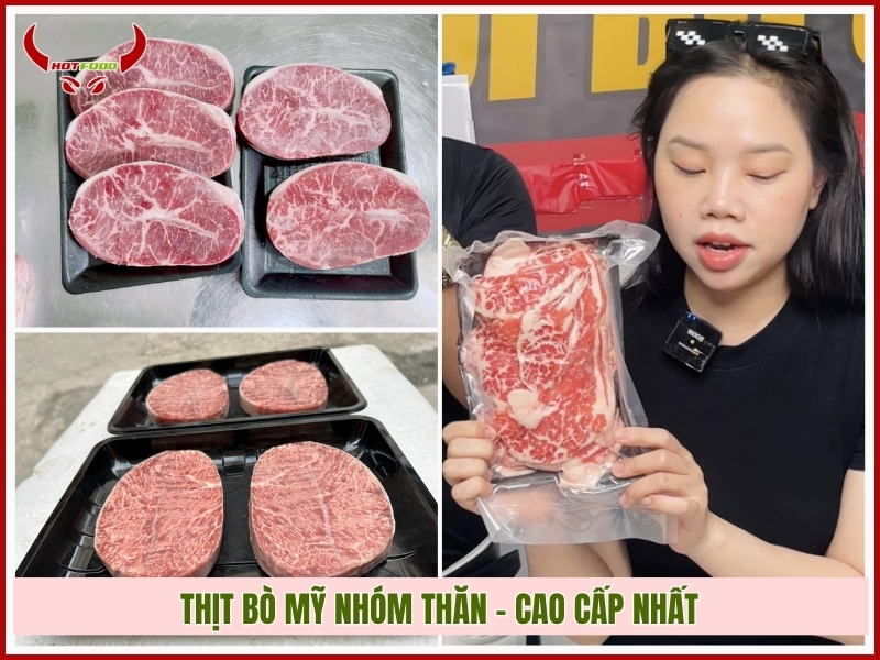 Thịt bò Mỹ nhóm thăn – cao cấp nhất
