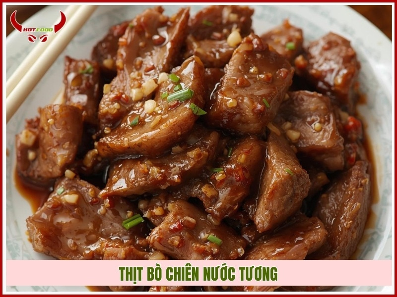 Thịt bò chiên nước tương
