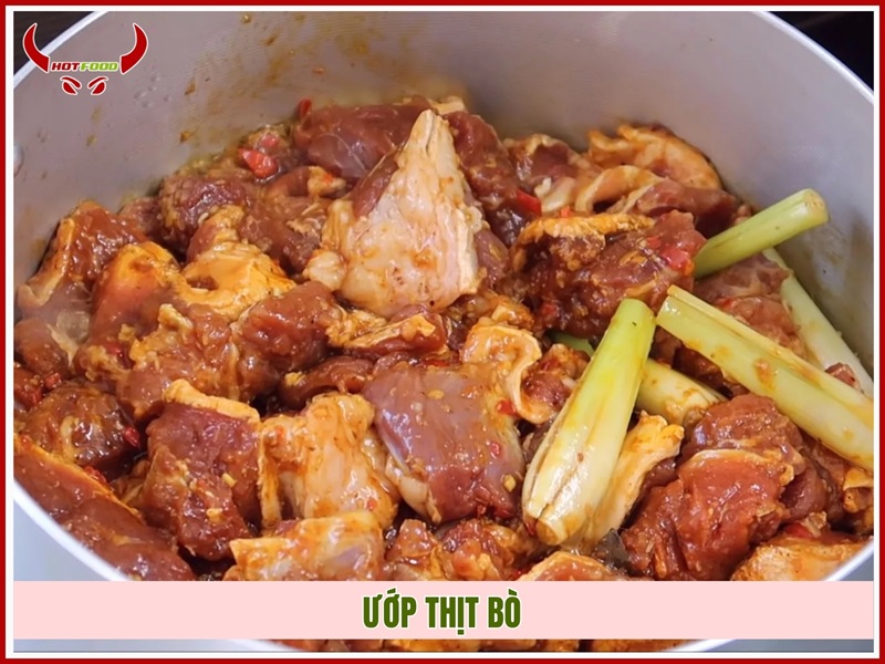 Ướp thịt bò