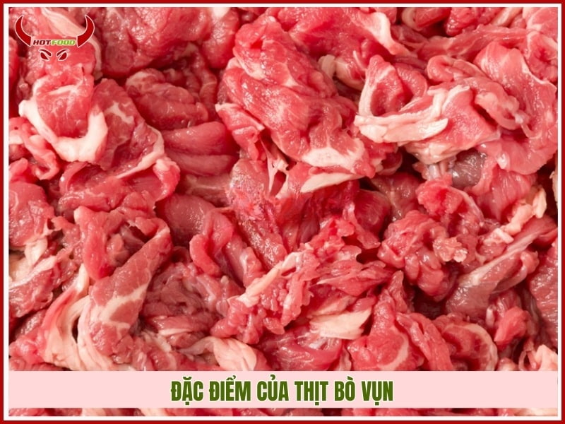Đặc điểm của thịt bò vụn