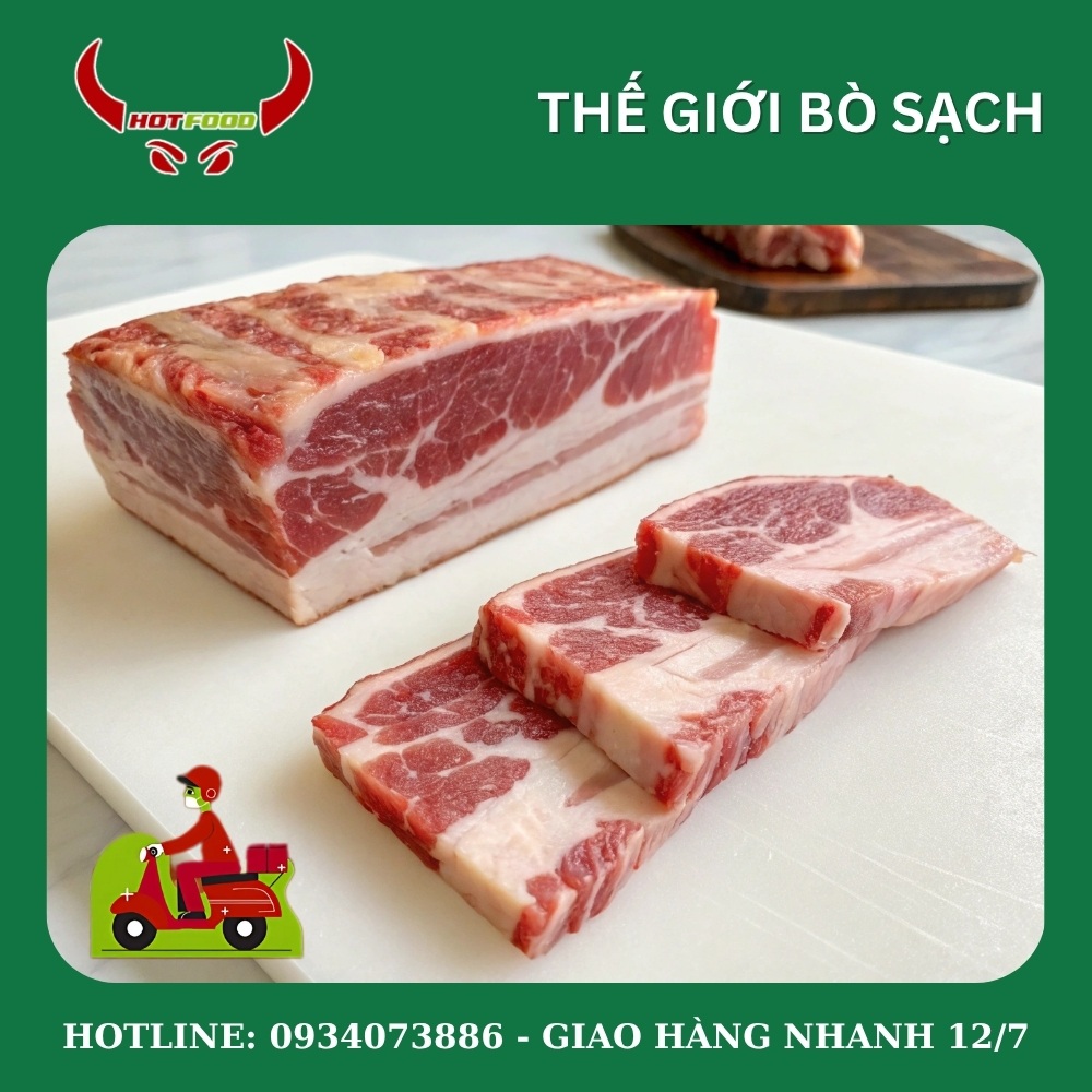 The Gioi Bo Sach Cung cap thit bung ba roi cat mo heo IBERICO chat luong