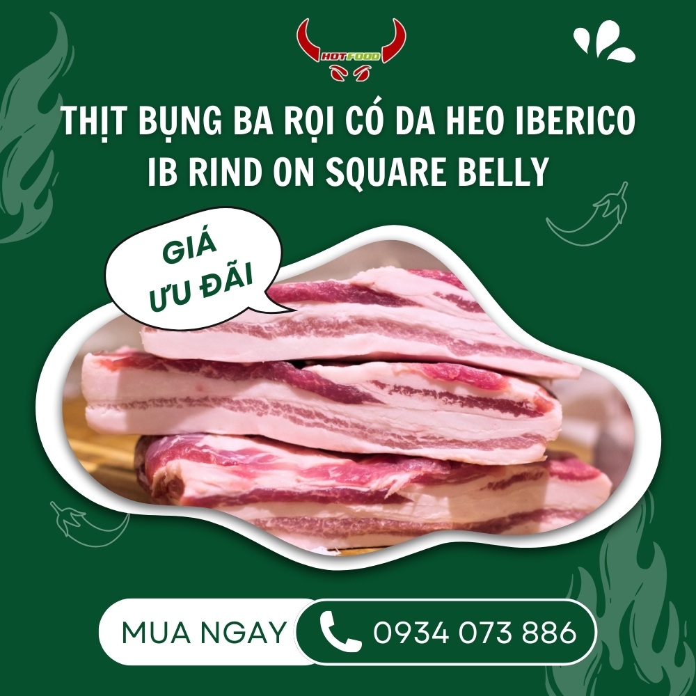 thit bung ba roi co da heo iberico la gi