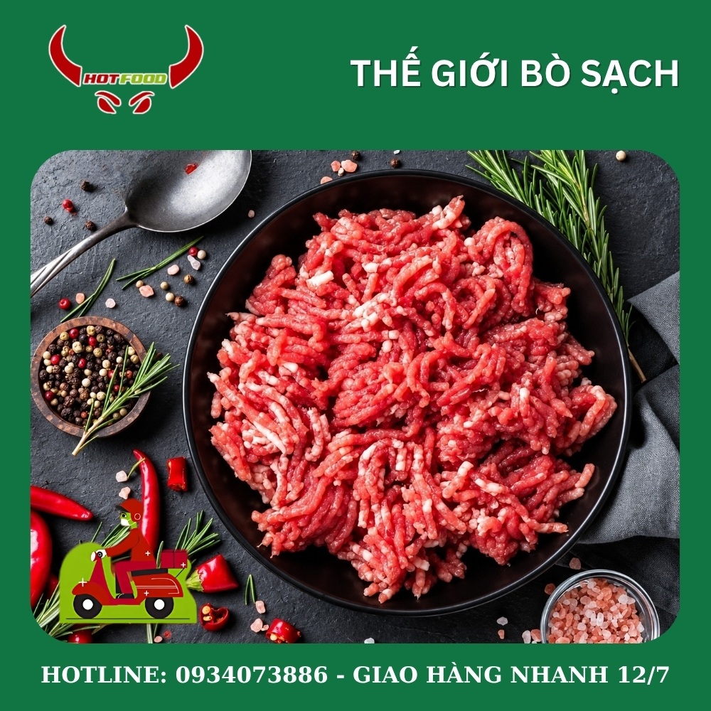 Địa chỉ mua thịt xay trâu bông tuyết King BBQ uy tín tại TPHCM