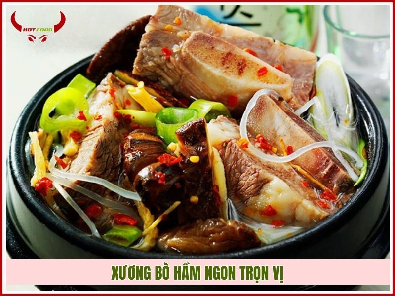 Xương bò hầm ngon trọn vị