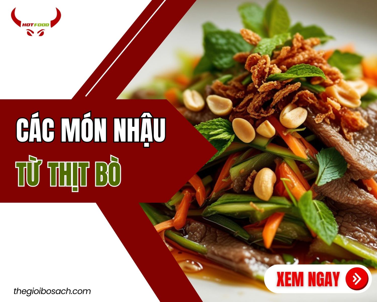 Cac mon nhau tu thit bo