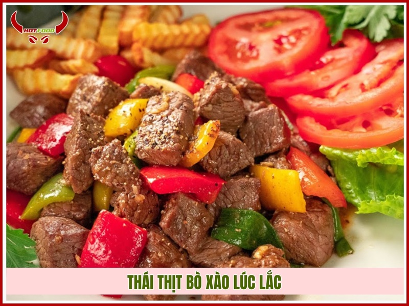 cách cắt thịt bò món xào lúc lắc