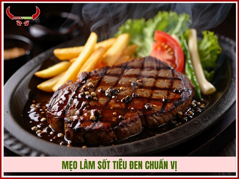 Mẹo làm sốt tiêu đen chuẩn vị