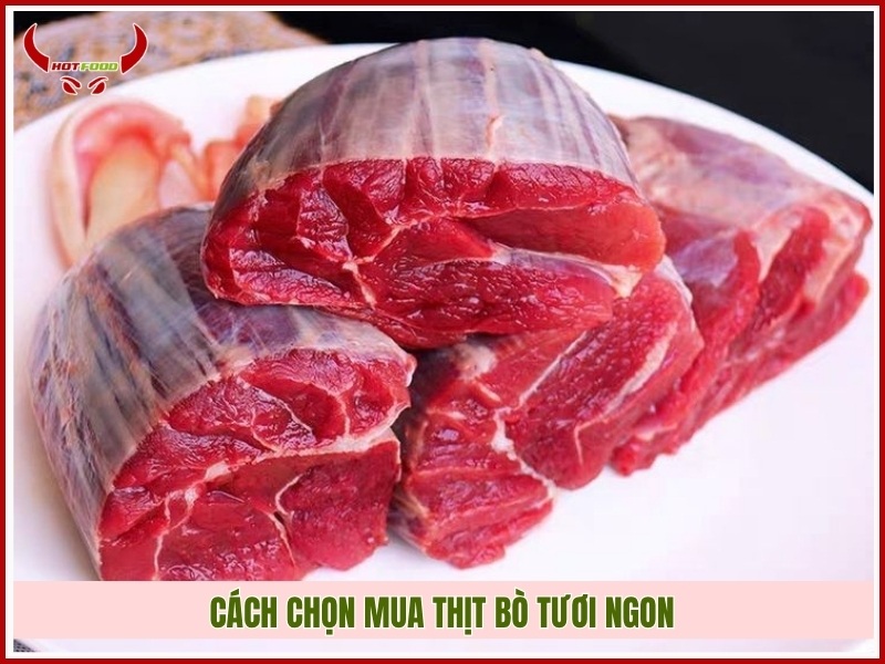Cách chọn mua thịt bò tươi ngon