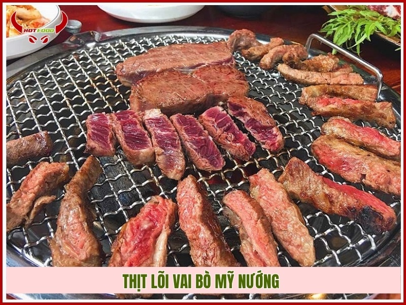 Thịt lõi vai bò Mỹ nướng 