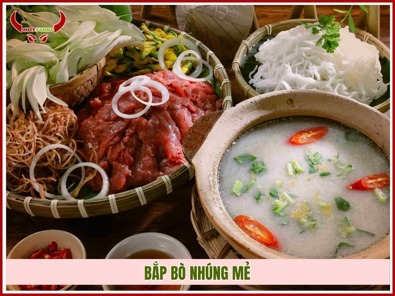 Bắp bò nhúng mẻ