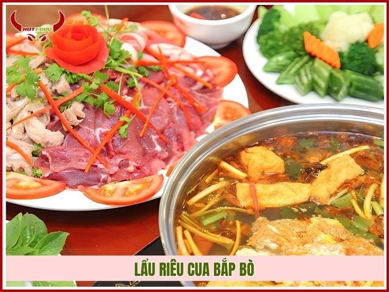 Lẩu riêu cua bắp bò