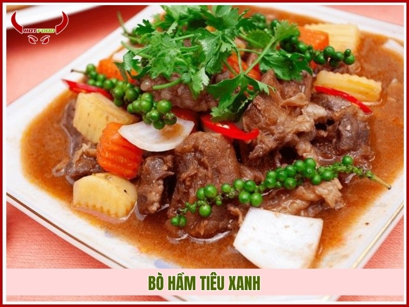 Bò hầm tiêu xanh