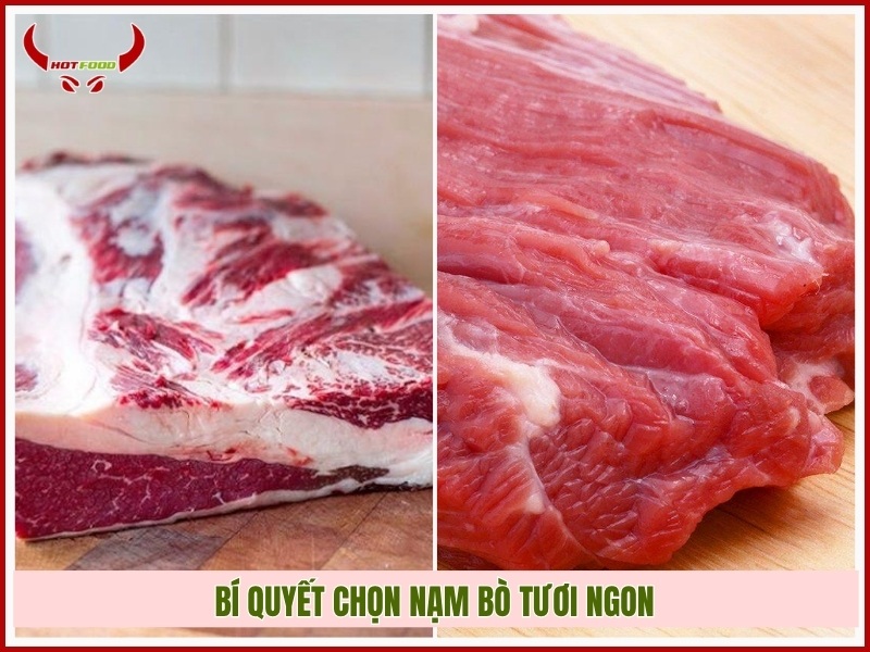 Bí quyết chọn nạm bò tươi ngon