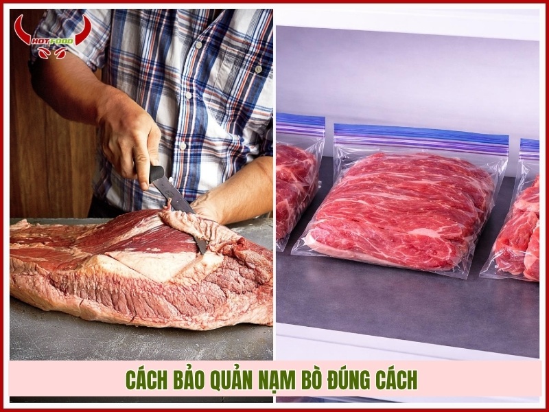 Cách bảo quản nạm bò đúng cách