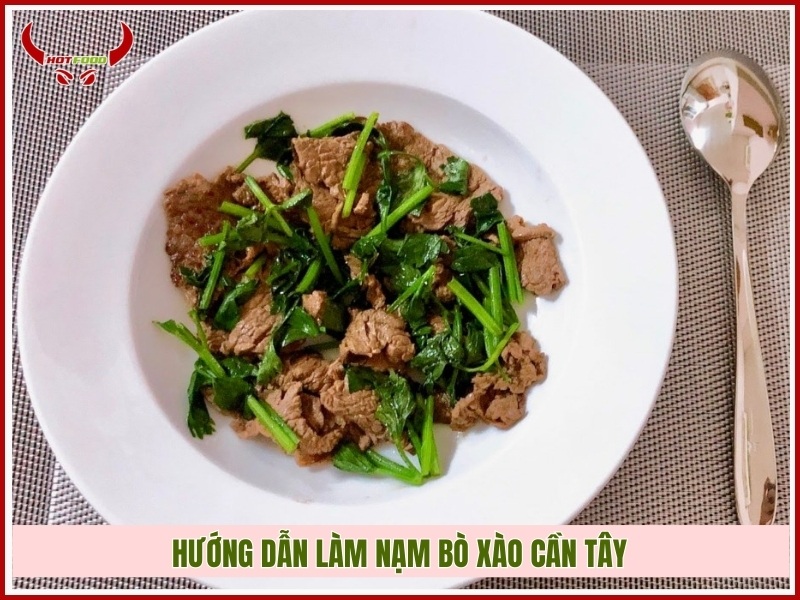 Hướng dẫn làm nạm bò xào cần tây