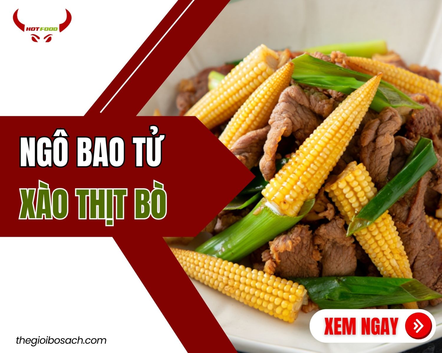 ngo bao tu xao thit bo