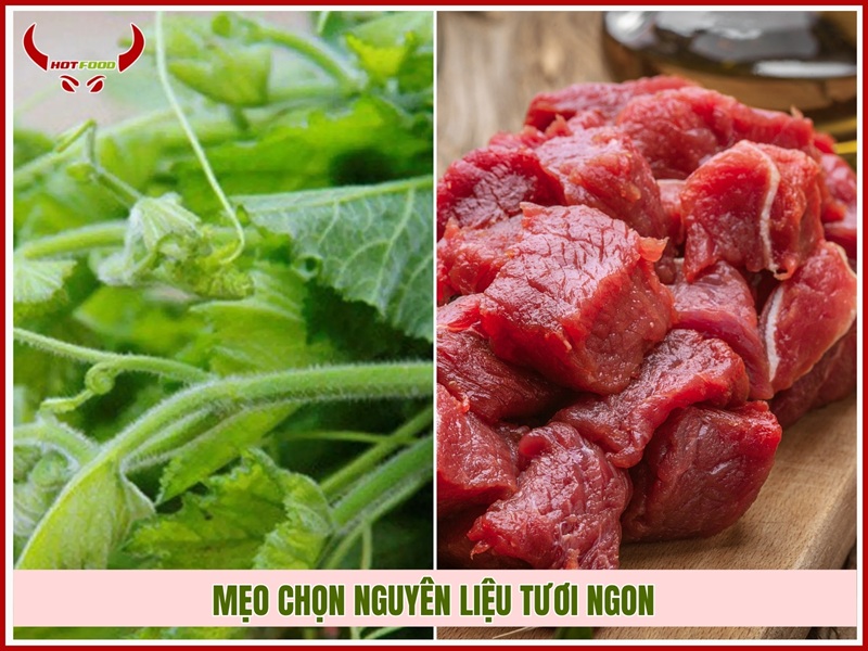 Mẹo chọn nguyên liệu tươi ngon
