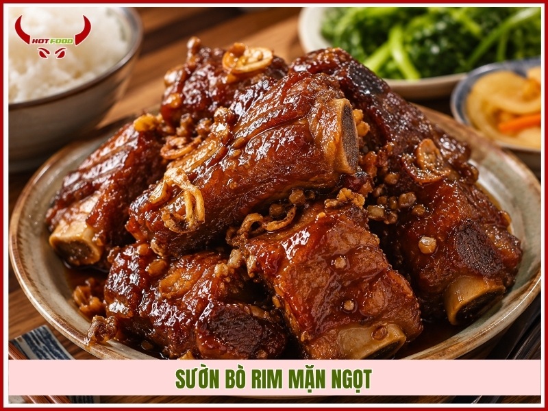 Sườn bò rim mặn ngọt