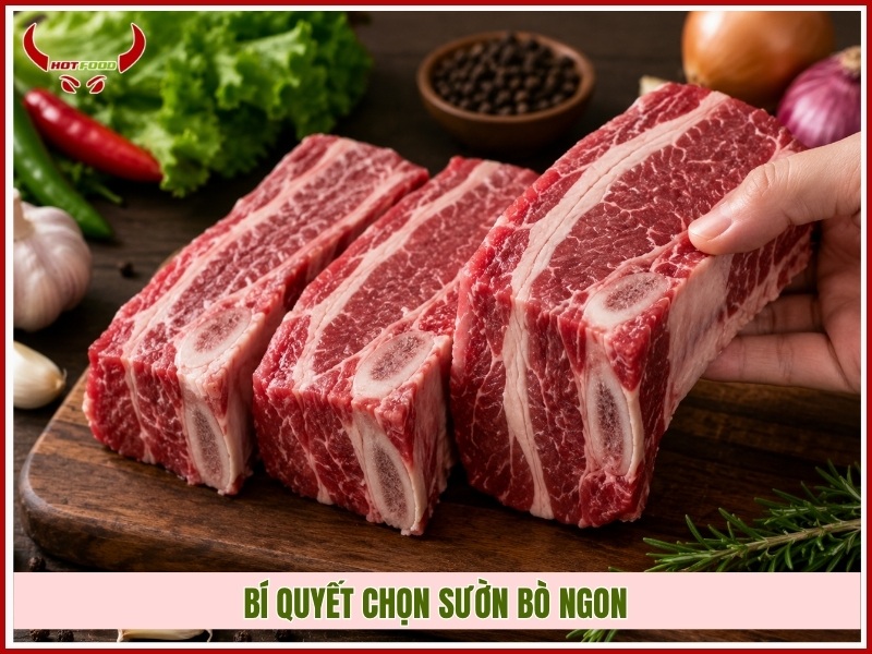 Bí quyết chọn sườn bò ngon