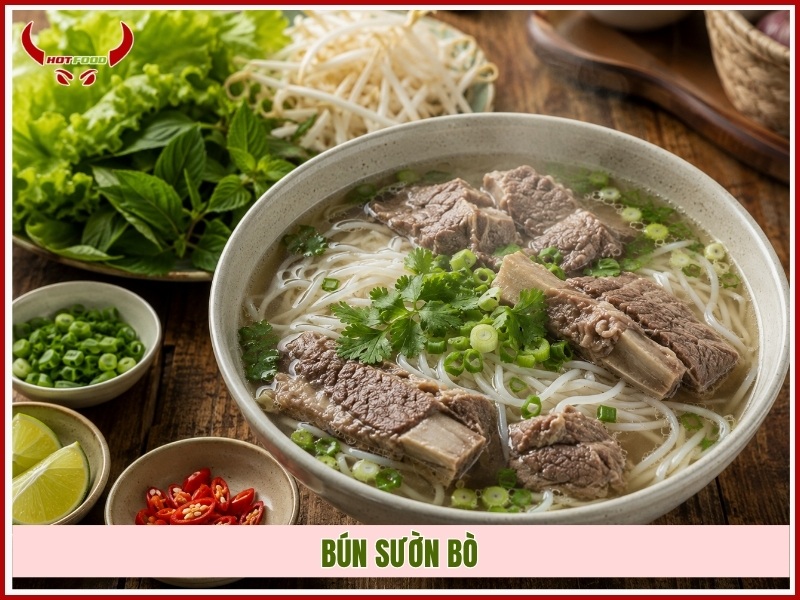 Bún sườn bò