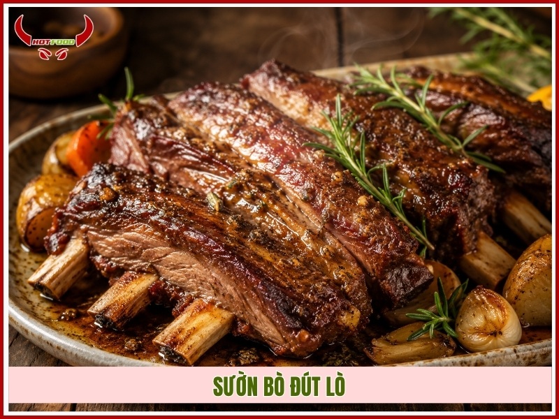 Sườn bò đút lò