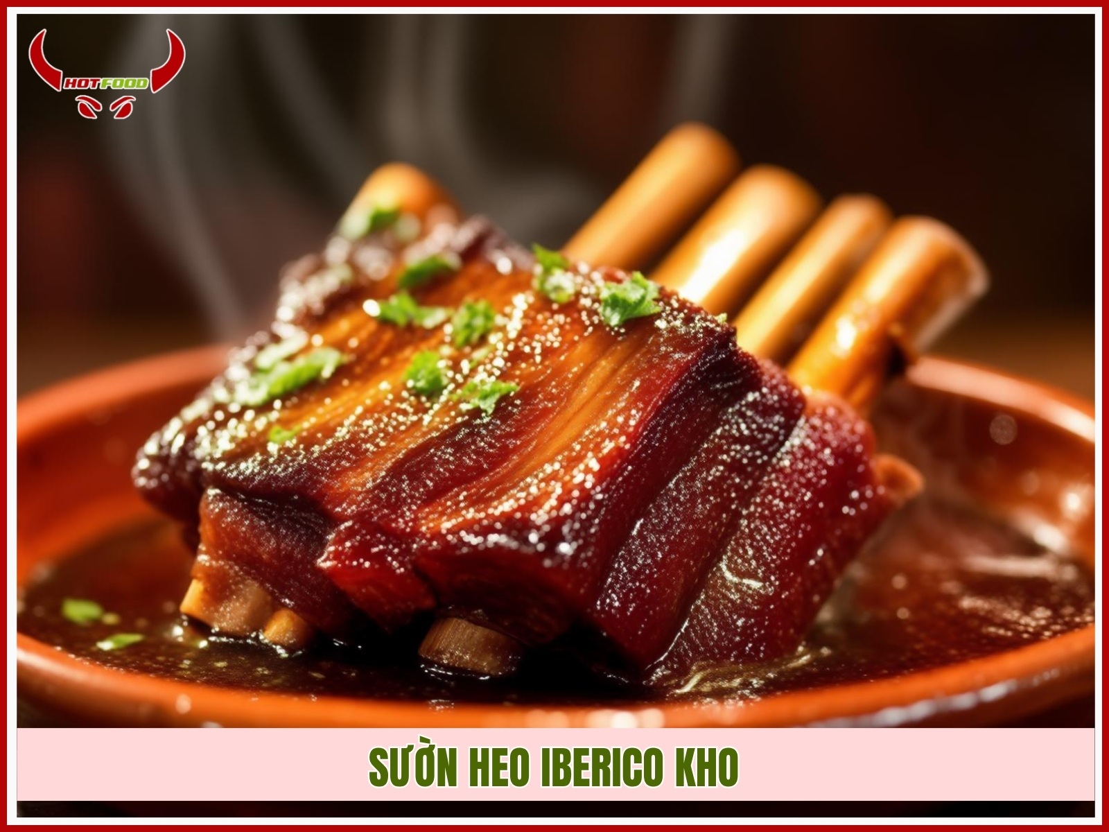 suon heo iberico kho