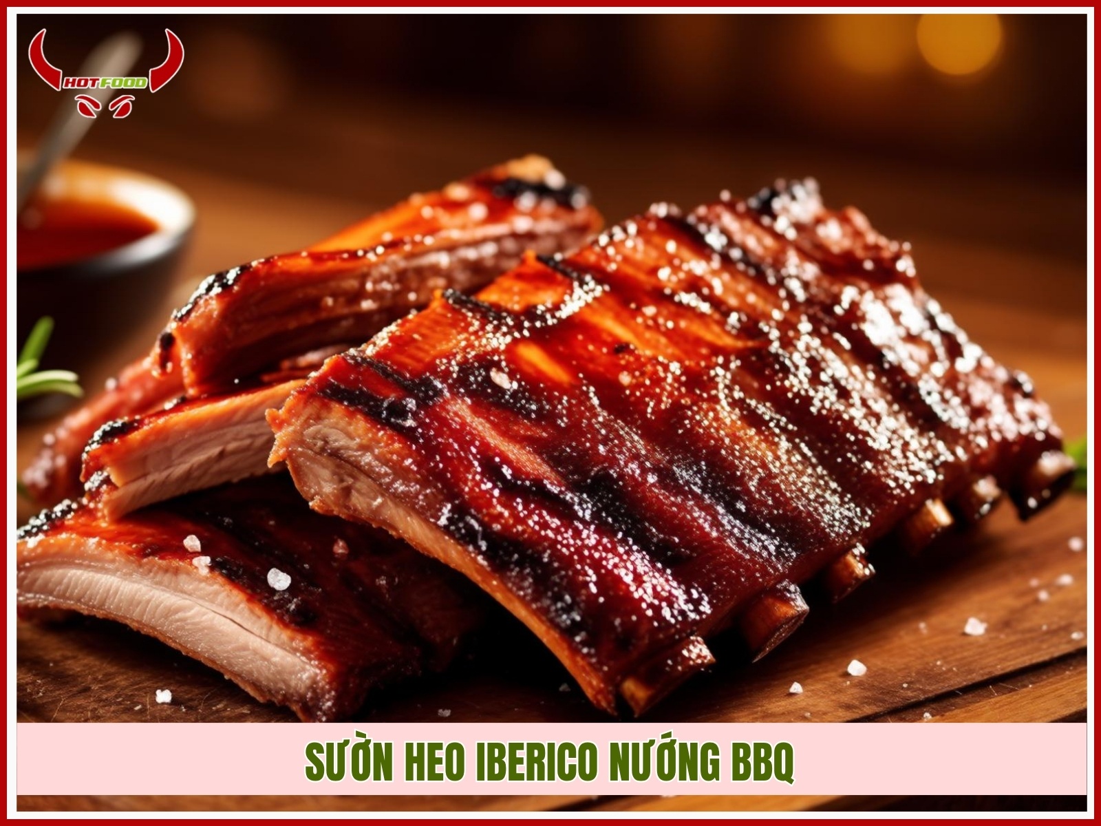 suon heo iberico nuong bbq