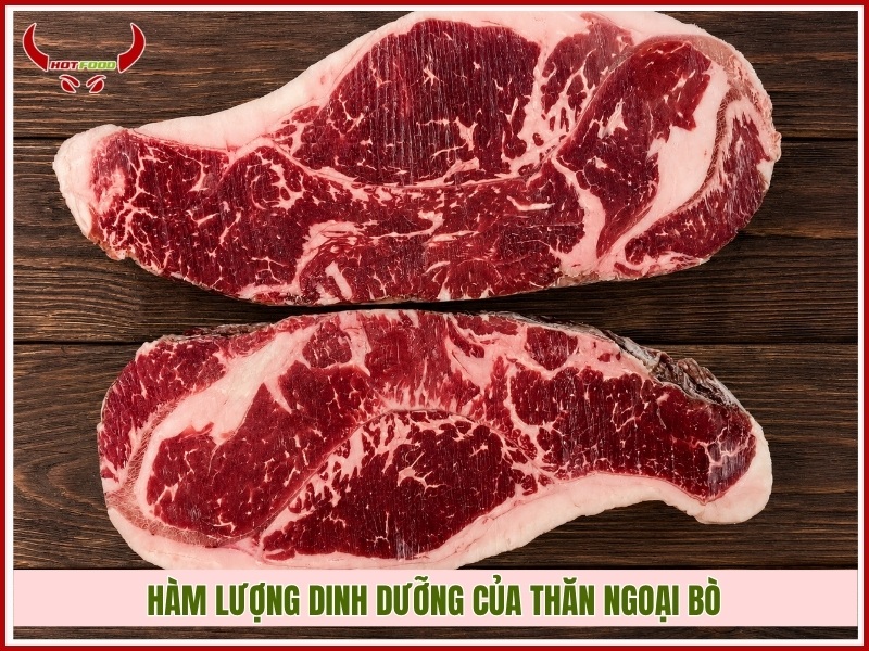 Hàm lượng dinh dưỡng của thăn ngoại bò