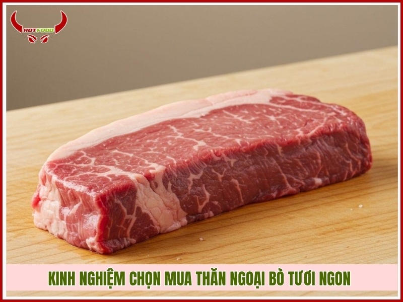 Kinh nghiệm chọn mua thăn ngoại bò tươi ngon 