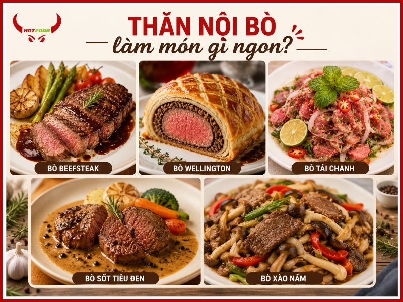 Thăn nội bò làm món gì ngon?