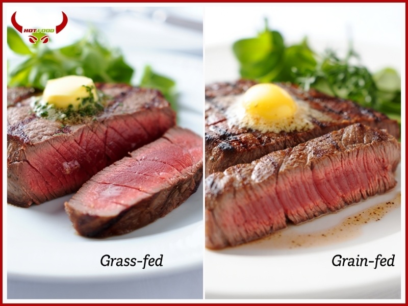 So sánh thịt bò Grass-fed và Grain-fed chi tiết