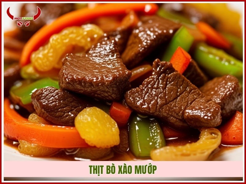 Thịt bò xào mướp