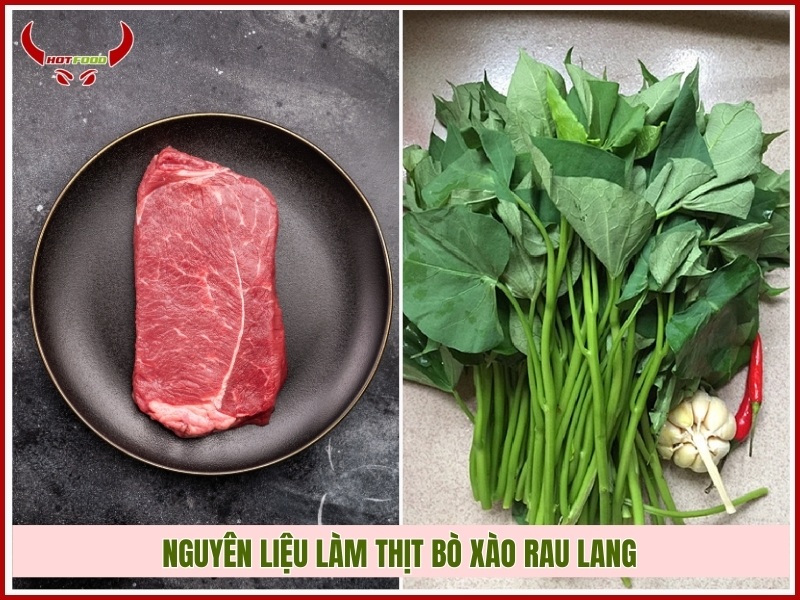 Nguyen lieu lam thit bo xao rau lang